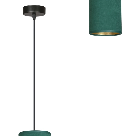 Lampa wisząca ze smukłym, kolorowym abażurem 1058/1 z serii BENTE - 2