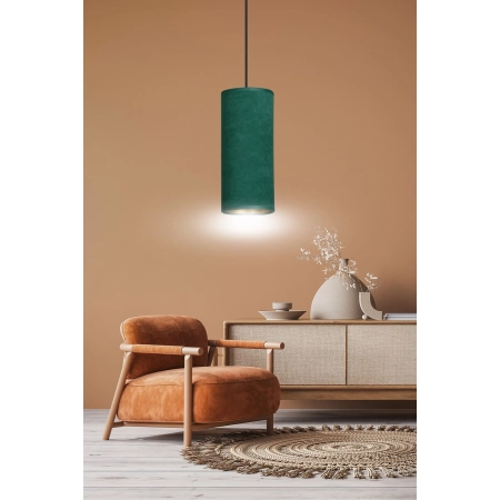 Lampa wisząca ze smukłym, kolorowym abażurem 1058/1 z serii BENTE - 8