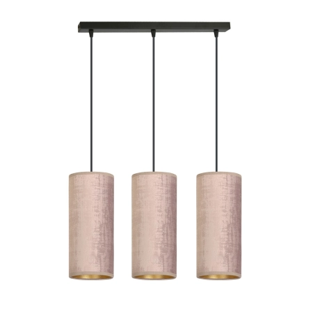 Lampa wisząca z różowymi abażurami 1061/3 z serii BENTE