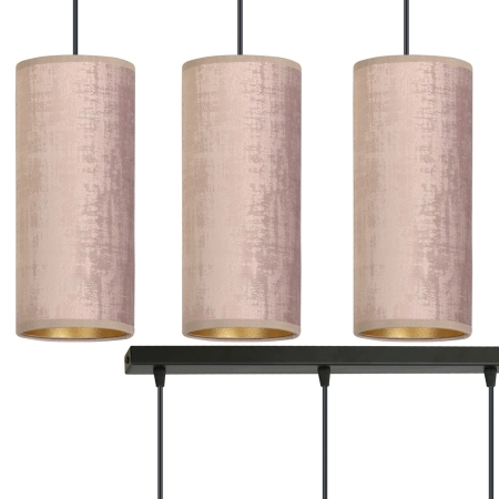Lampa wisząca z różowymi abażurami 1061/3 z serii BENTE - 2