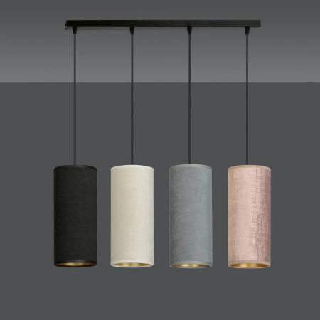 Lampa wisząca z abażurami w różnych kolorach 1068/4 z serii BENTE - 3