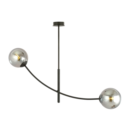 Minimalistyczna lampa z ciemnymi kloszami 1100/2 z serii HUNTER