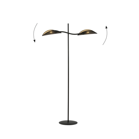 Modernistyczna lampa podłogowa do salonu 1106/LP2 z serii LOTUS - 3