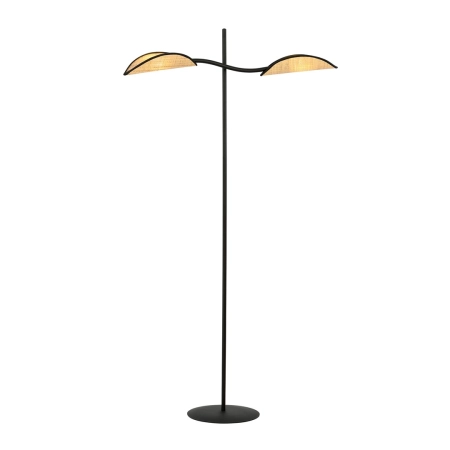 Lampa z abażurami stylizowanymi na liście 1108/LP2 z serii LOTUS