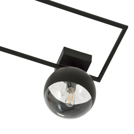 Pojedyncza lampa sufitowa z czarną ramką 1132/1A z serii IMAGO - 7