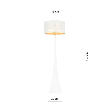 Lampa podłogowa na nietypowej nodze 1155/LP1 z serii ESTRELLA - 7