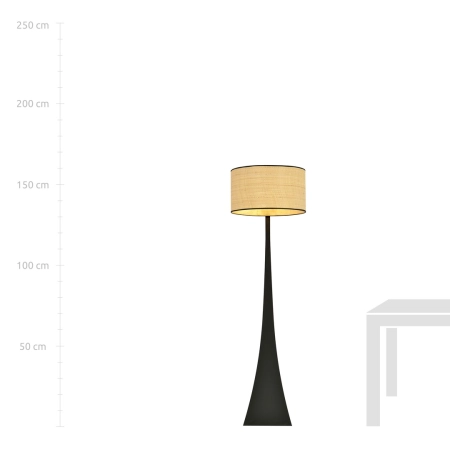 Designerska lampa podłogowa z abażurem 1157/LP1 z serii ESTRELLA - 9