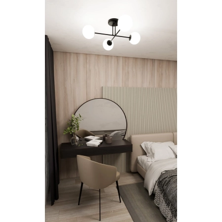 Minimalistyczna lampa sufitowa do sypialni 1232/4 z serii ROMA - 3