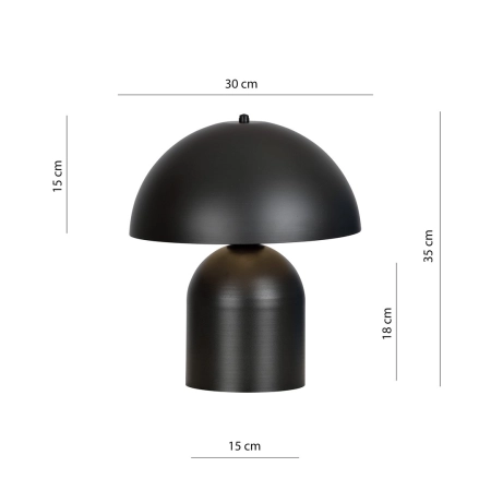Minimalistyczna lampka stołowa, do sypialni 1307/LN1 z serii KAVA - 5