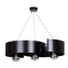 Stylowa, czarna lampa wisząca w stylu loftowym 284/3 z serii VIXON