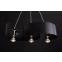 Stylowa, czarna lampa wisząca w stylu loftowym 284/3 z serii VIXON - 3