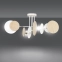 Biała lampa sufitowa z elementami drewna 174/4 z serii ZITA - 2