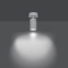 Biała lampa sufitowa z abażurem z gwintem GU10 592/1 z serii TENT - 2
