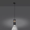 Czarna lampa wisząca z drewnianym elementem 732/1 z serii AKARI - 3