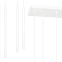 Lampa wisząca z sześcioma tubami w białym kolorze 553/6 z serii SELTER - 5