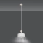 Biała tradycyjna lampa wisząca z ozdobnym elementem 583/1 serii TUNISO - 3