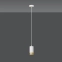 Biało-złota lampa wisząca w kształcie tuby 815/1 z serii FUMIKO - 2