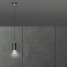 Czarna lampa w kształcie tuby ze srebrnymi dodatkami 816/1 serii FUMIKO - 5