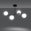 Czarna lampa sufitowa do korytarza 1020/4 z serii BIOR - 3