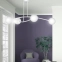Biała, minimalistyczna lampa sufitowa do salonu 1025/4 z serii HALLDOR - 7