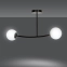 Dwupunktowa, czarno-biała lampa sufitowa 1024/2 z serii HALLDOR - 3