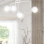 Biała, nowoczesna lampa sufitowa do sypialni 1031/4B z serii KALF - 7