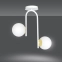 Biało-złota, minimalistyczna lampa sufitowa 1033/2 z serii RAGNAR - 3