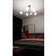 Czarno-biała lampa sufitowa do sypialni 1024/6 z serii HALLDOR - 7