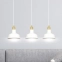Stylowa, biało-złota lampa wisząca nad stół 1043/3 z serii IBOR - 10