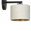 Klasyczna lampa ścienna z biało-złotym abażurem 1052/K1 z serii HILDE - 2