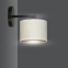 Klasyczna lampa ścienna z biało-złotym abażurem 1052/K1 z serii HILDE - 4