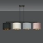 Szeroka lampa wisząca z kolorowymi abażurami 1055/4 z serii HILDE - 3