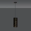 Czarna lampa wisząca z marmurowym wzorem 1056/1 z serii KARLI - 3