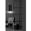 Czarna lampa wisząca z marmurowym wzorem 1056/1 z serii KARLI - 6