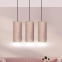 Lampa wisząca z różowymi abażurami 1061/3 z serii BENTE - 9