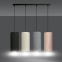 Lampa wisząca z abażurami w różnych kolorach 1068/4 z serii BENTE - 4