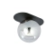Stylowa, punktowa lampa sufitowa, mała kula 1119/1 z serii PLAZA - 5