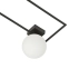 Minimalistyczna lampa sufitowa z białą kulą 1130/1A z serii IMAGO - 8