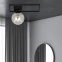 Minimalistyczna, czarna lampa sufitowa z kulą 1131/1D z serii IMAGO - 4
