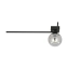 Minimalistyczna lampa sufitowa, ciemna kula 1131/1F z serii IMAGO - 2
