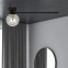 Minimalistyczna lampa sufitowa, ciemna kula 1131/1F z serii IMAGO - 5