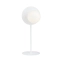 Biała lampa stołowa z białym kloszem - dekoracja 1189/LN z serii OSLO