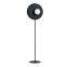 Czarna lampa stojąca z białym kloszem - loft 1187/LP z serii OSLO - 2