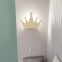 Kinkiet w kształcie korony, drewniana lampa 1345/K1 z serii QUEEN - 5