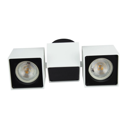 Dwuramienny reflektorek natynkowy, kostki GU10 HB12025 z serii VASTO