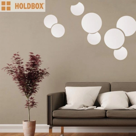 Nowoczesna, dekoracyjna lampa ścienna LED ⌀25cm HB13003 z serii RODI - wizualizacja