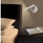 Lampa ścienna z włącznikiem, idealna nad łóżko HB13016 z serii MILANO - wizualizacja