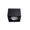 Czarny, nieruchomy reflektor natynkowy, downlight HB12083 z serii ENNA