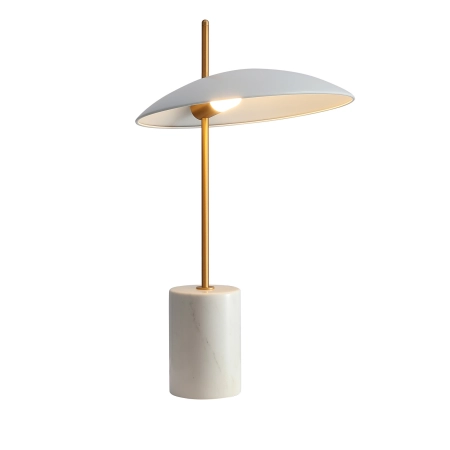 Lampka stołowa do eleganckiego salonu TB-203342-1-WH z serii VILAI