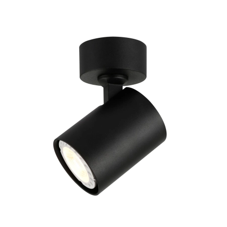 Mały, czarny, ruchomy reflektorek GU10 SPL-2071-1-MC-BL z serii LUMSI